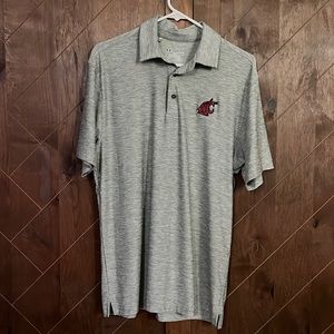 Men’s medium Washington State University under-armour polo